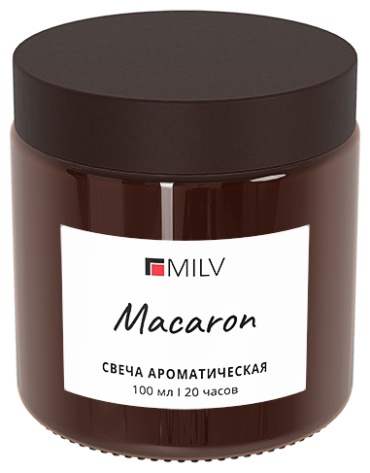 Ароматическая свеча MILV MACARON 6 см, 1 шт