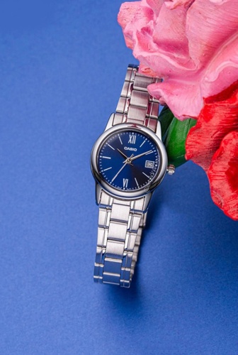 Кварцевые CASIO LTP-V002D-2B3UDF нержавеющая сталь