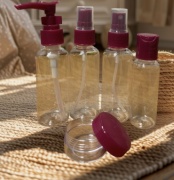 Флакон дорожный наливным путем пластик 100 мл 5 шт