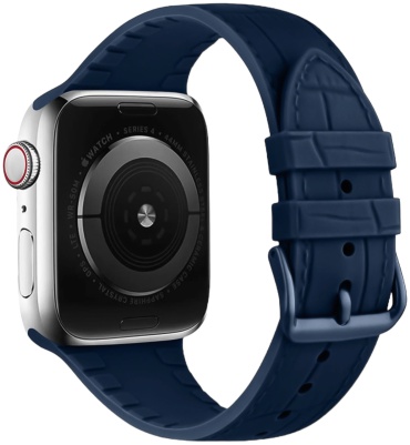 Ремешок BOGEMA для Apple Watch Series 4, Watch Series 5, Watch Series 6, Watch Series 7, Watch Series 8, Watch SE, Watch SE 2nd Gen, Watch SE 3, Watch Series 9 синий