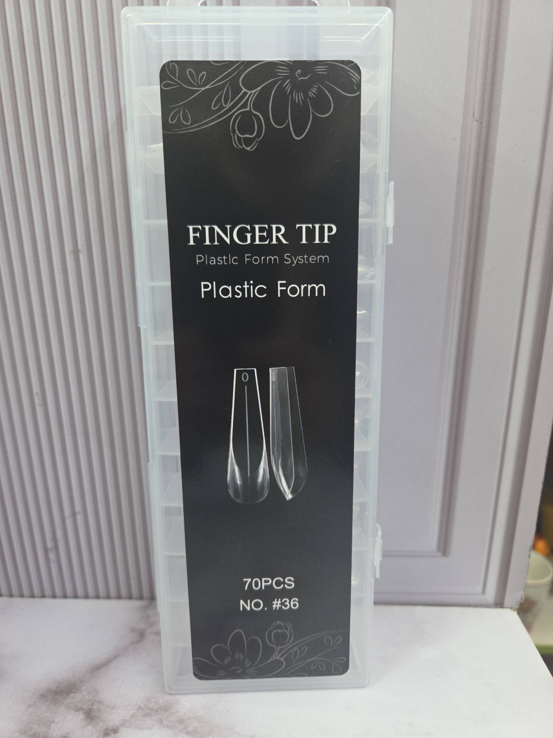 Finger Tip верхние формы длинные, балерина 70 шт