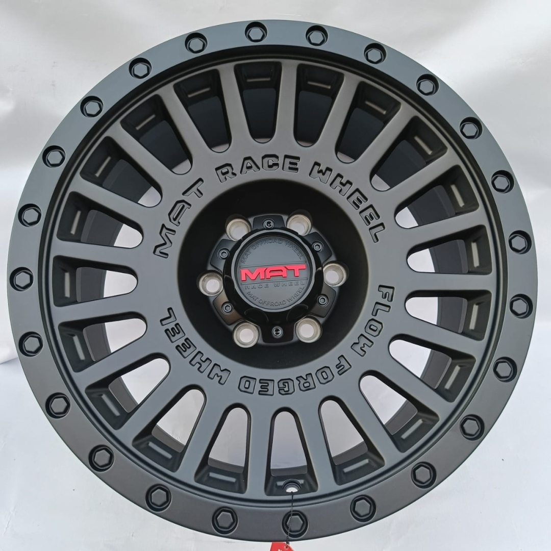 MAT F1908 8.5x18/6x139.7 D106.1 ET0 4 диска графит, серый матовый