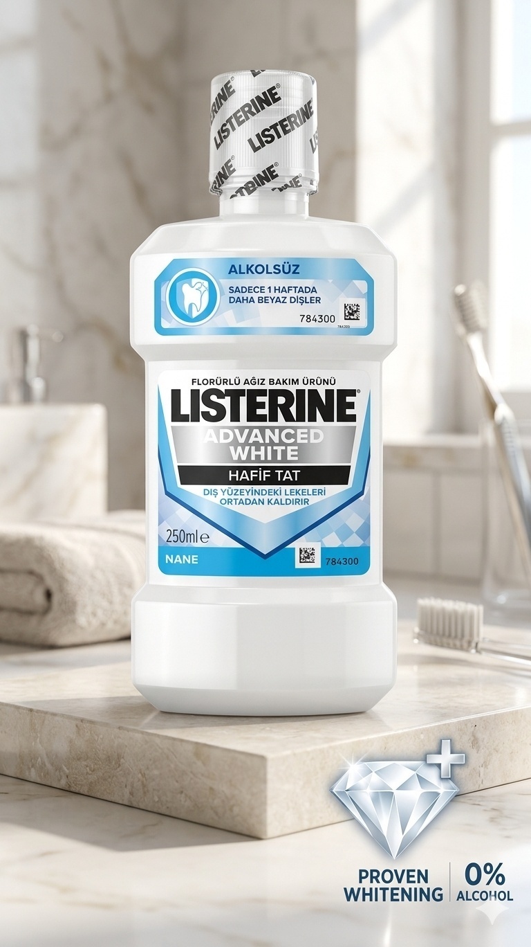 Listerine Advanced White ополаскиватель мятный 250 мл