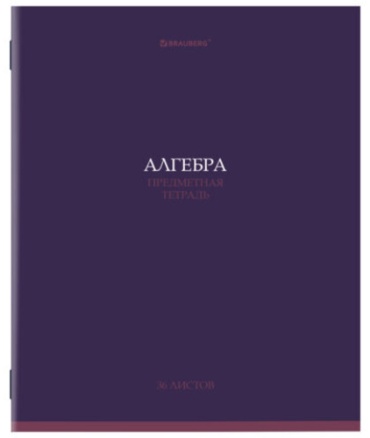 Предметная тетрадь Brauberg 405069, 36 л, А5, клетка, мягкая обложка, 1 шт