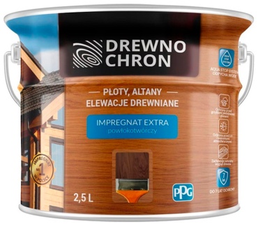 Drewno Chron пропитка Impregnat Extra венге, 2.5 л