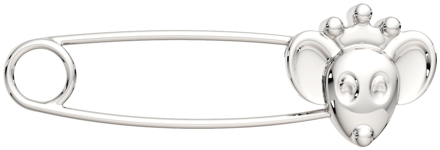 Булавка Lucente Silver ZO-0930011.ZZ вес 1.22 г серебро, без вставок