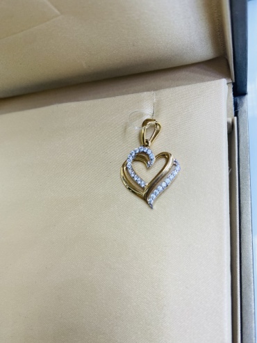 Подвеска Diamond Exclusive V01 вес 1.31 г золото, фианит