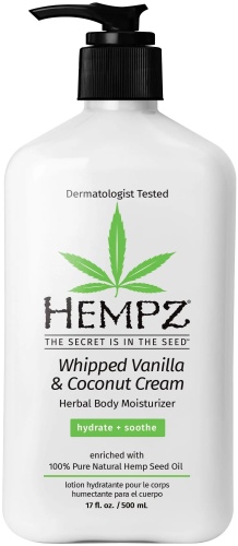 Hempz Whipped Vanilla&Coconut Cream Herbal Body Moisturizer Лосьон для Тела Ваниль Кокос лосьон для тела 500 мл