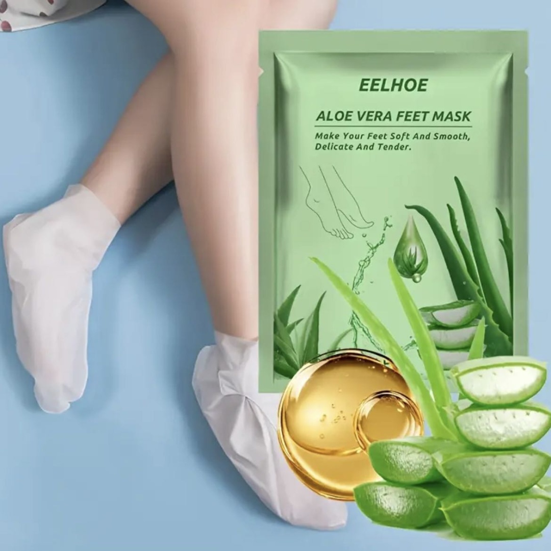 Happy House маска для ног Aloe Vera 1 пара