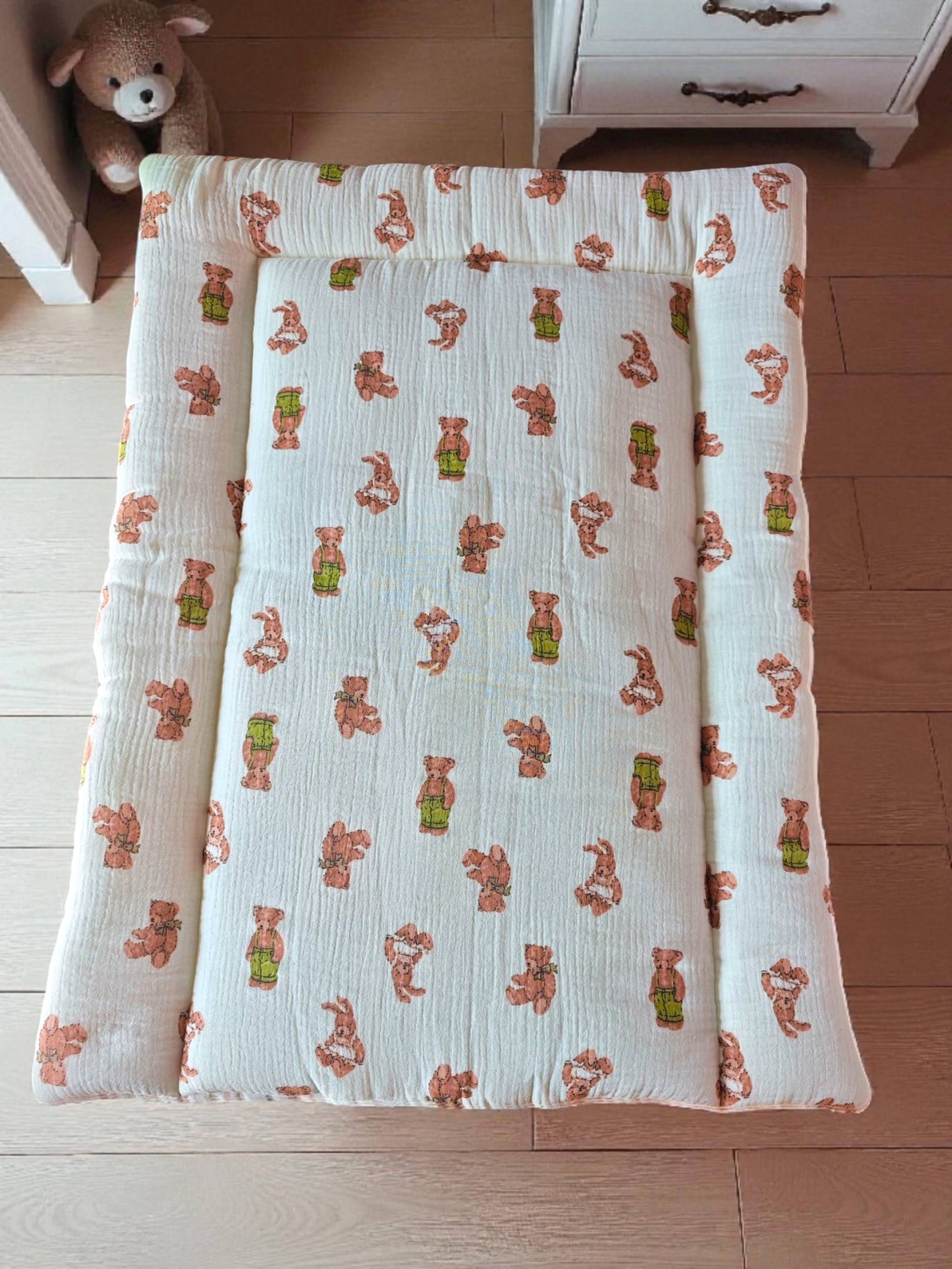 Пеленальный матрас 593699180, 70x50 см, бежевый