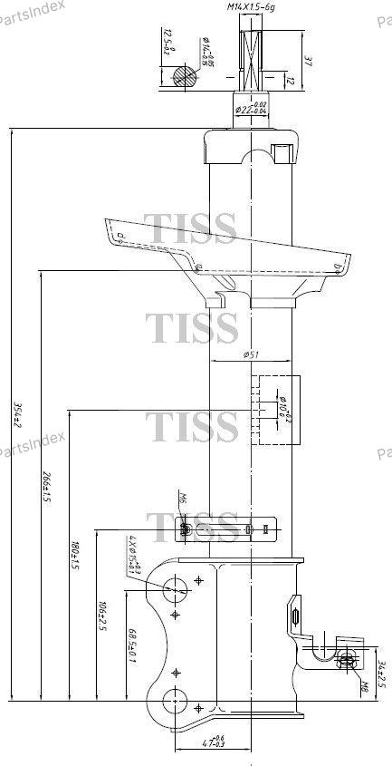 Амортизатор JD Амортизатор Подвески JAS0007