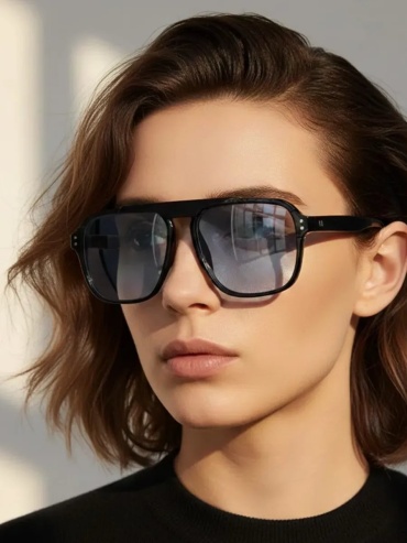 Lyberty_store солнцезащитные очки нестандартные однотонные