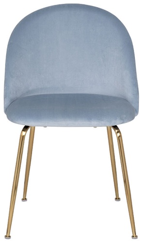 Стул Garda Decor 30C-301-1G , 77x53x50 см, голубой