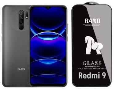 Стекло BAIKO для Xiaomi Redmi 9 черный