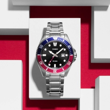 Кварцевые CASIO MDV-107D-1A3VDF нержавеющая сталь