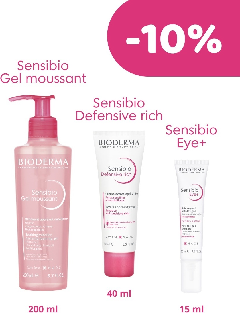 Bioderma Sensibio набор уходовой косметики унисекс