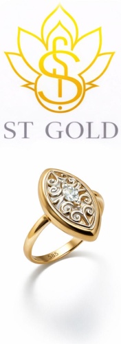Italian Gold 0111112 размер 18 вес 1.21 г золото, фианит