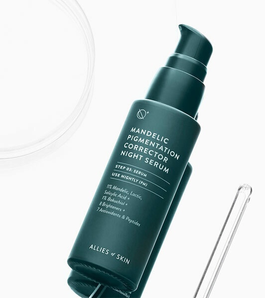 Allies of skin сыворотка Mandelic Pigmentation Corrector Night Serum для лица 30 мл