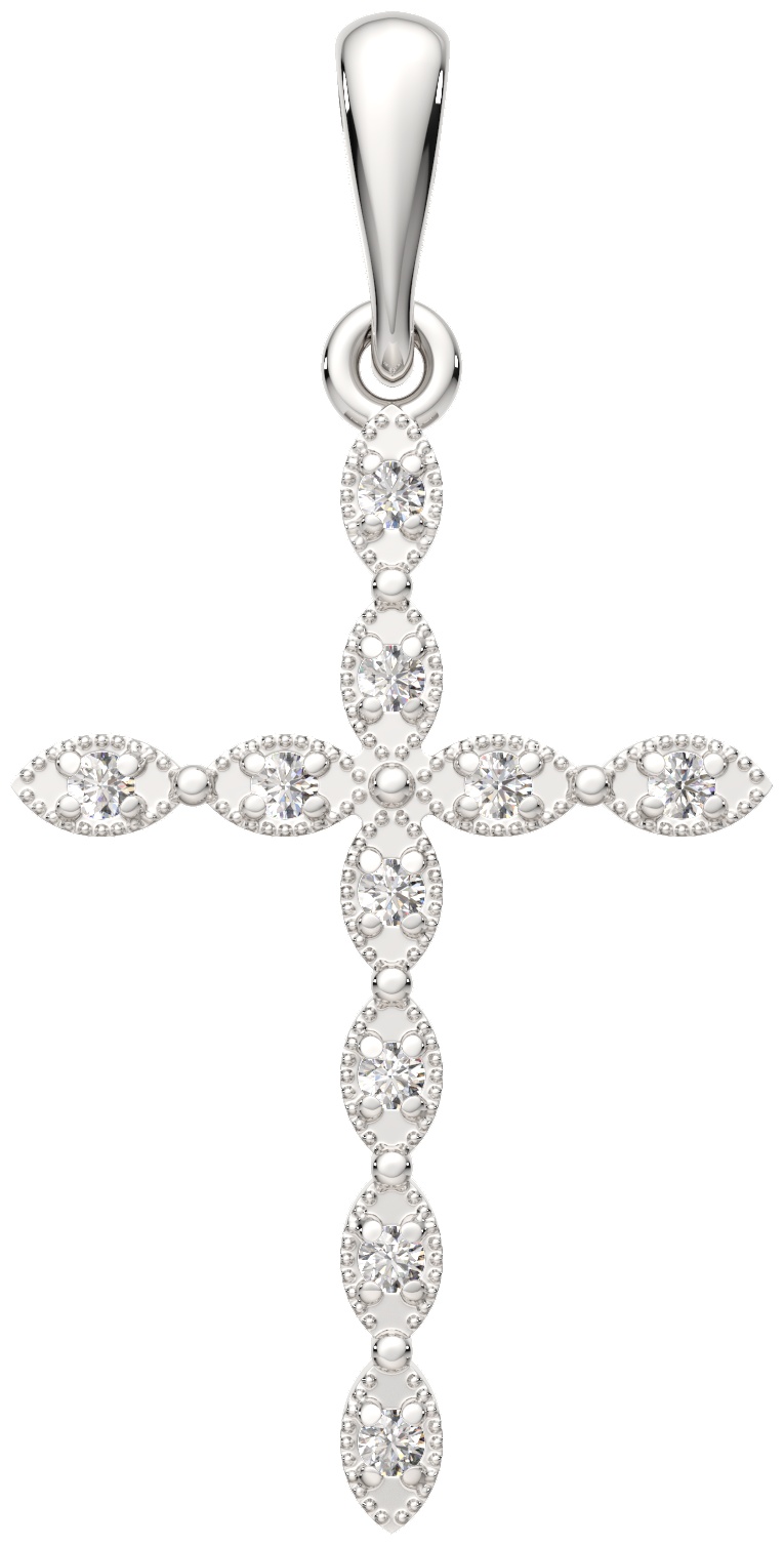 Крестик Lucente Silver ZO-0440320.ZZ.REL вес 1.16 г серебро, фианит