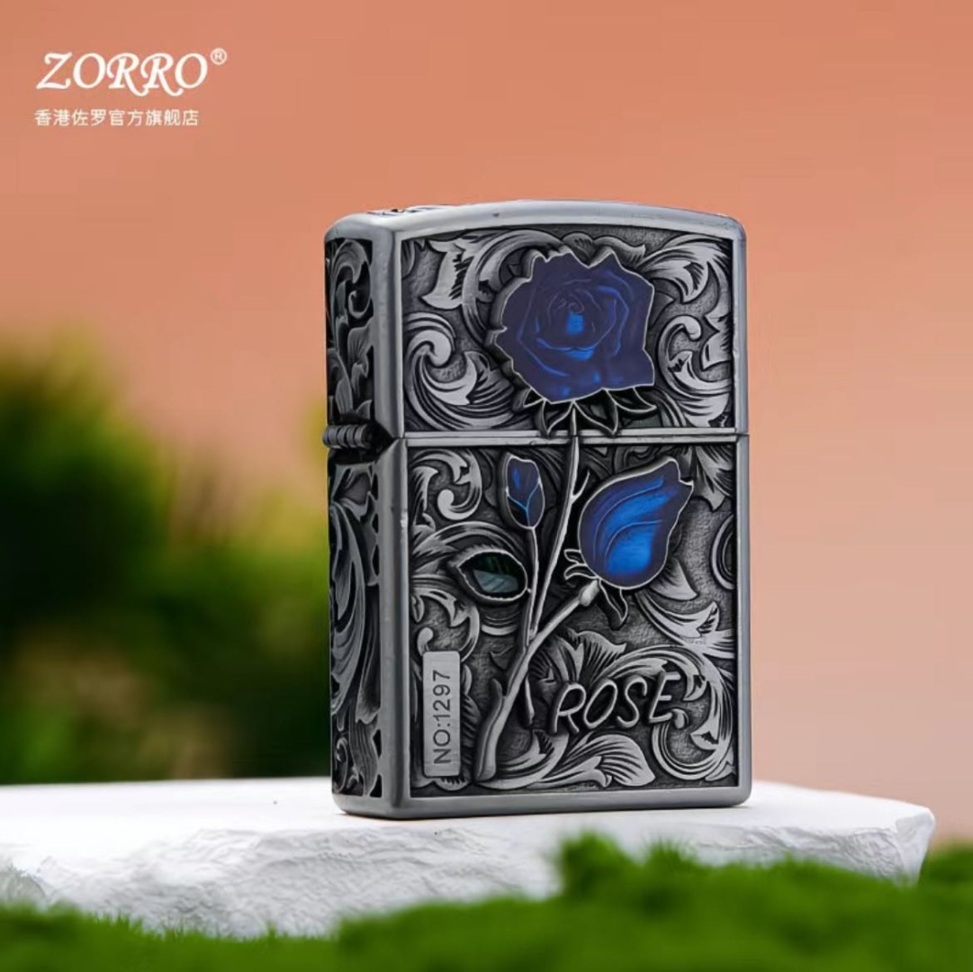 Zorro бензиновая зажигалка 950008, нержавеющая сталь