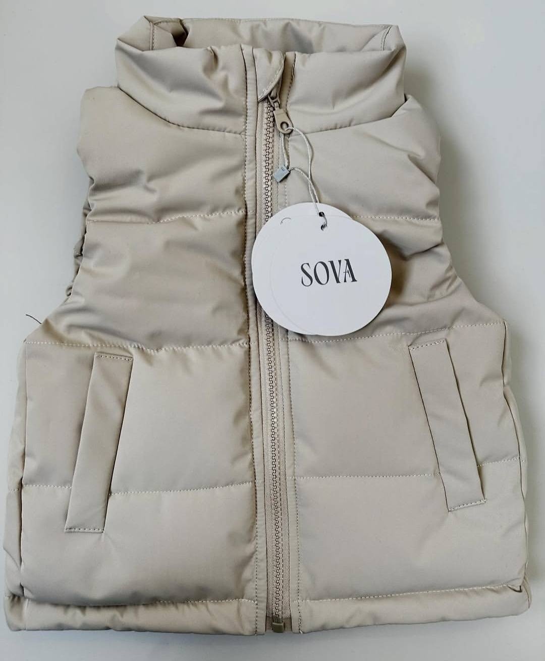 Жилет Sova бежевый