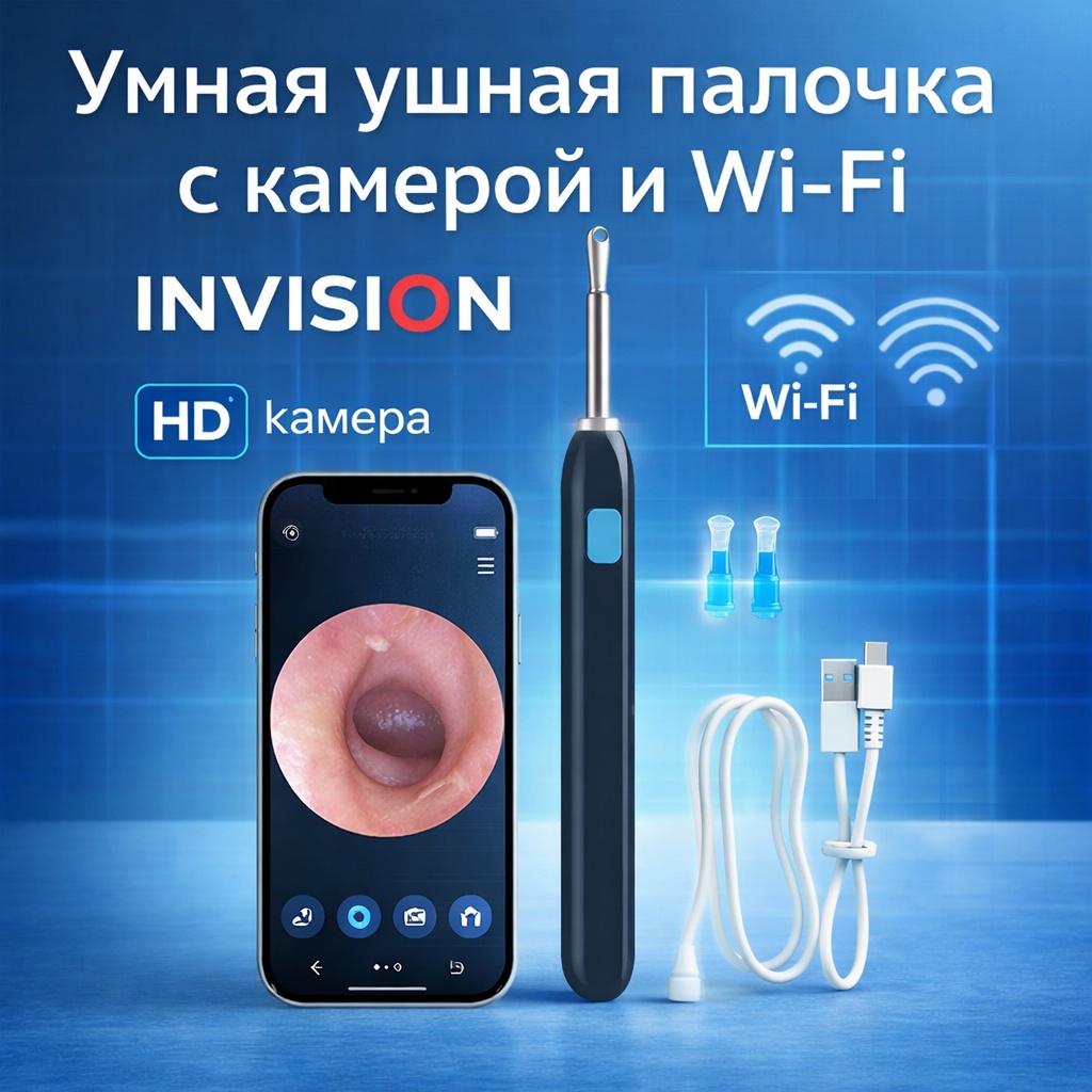 INVISION ухочистка, ложка уно 1 шт