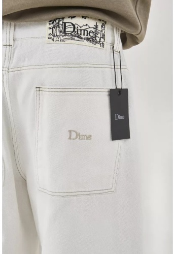 Джинсы прямые DIME белый