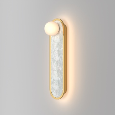 Бра настенный Maytoni LED, белый, латунь