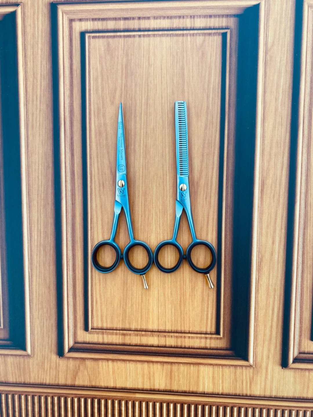 Winsome Shears прямые ножницы, филировочные ножницы длина полотна 5.5 дюйм 2 шт