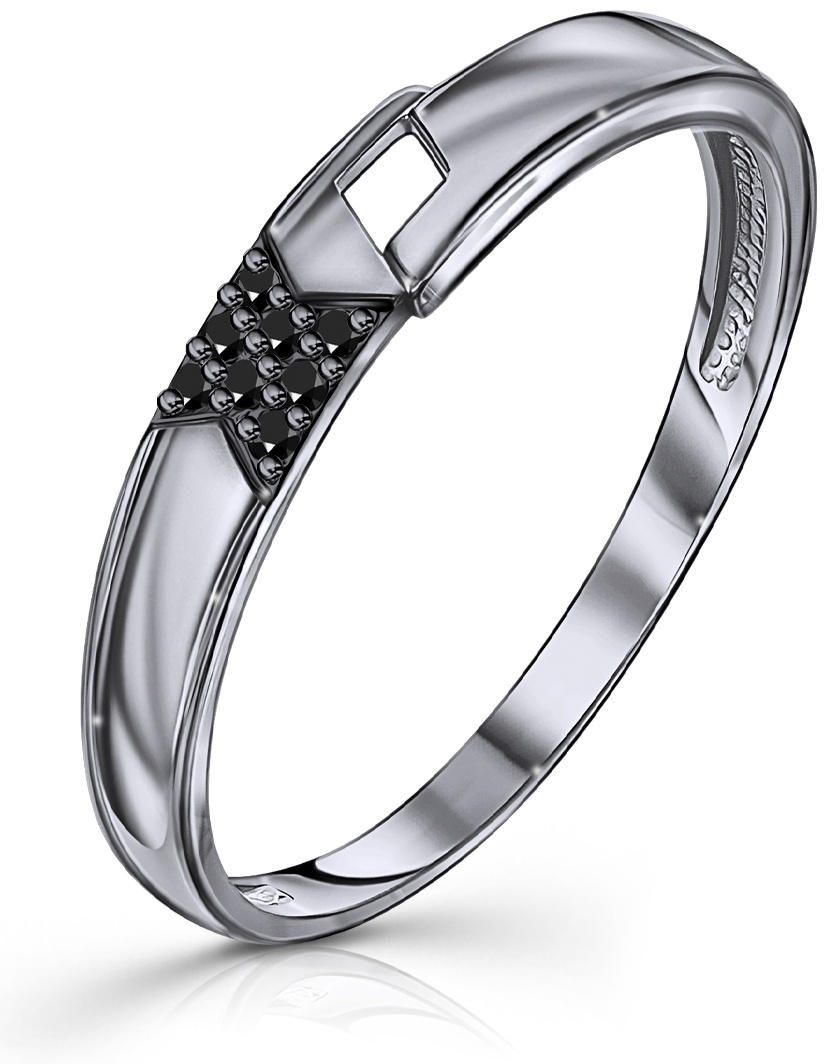 Lucente Silver RIN-LU-925-178989-175 размер 17.5 вес 0.9 г серебро, фианит