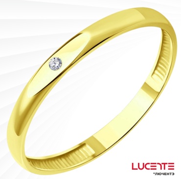 Lucente Бриллианты Якутии WED-LU-585-2871017615-20 размер 20 вес 0.837 г золото, бриллиант