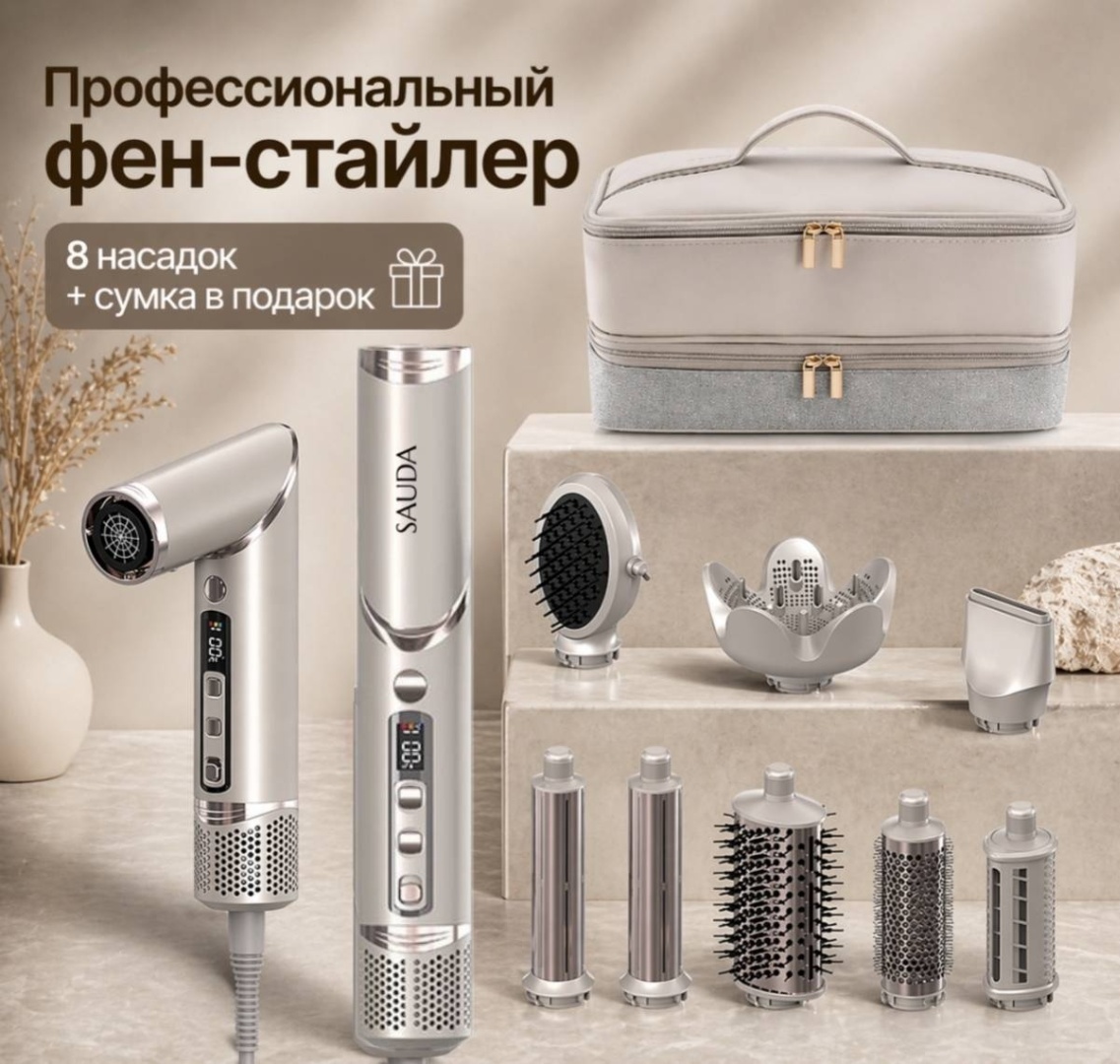 Профессиональный фен Styler 8 в 1