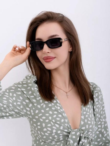 KATRIN JONES солнцезащитные очки треугольные однотонные