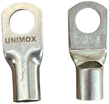 Наконечник Unimox кабельный ТМЛ 25 кв.мм, 10 шт