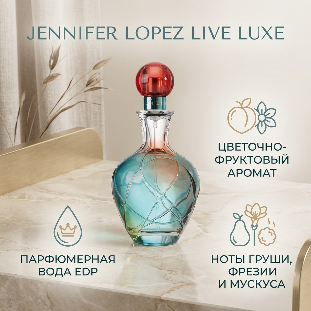 Jennifer Lopez Live Luxe парфюмерная вода EDP 100 мл