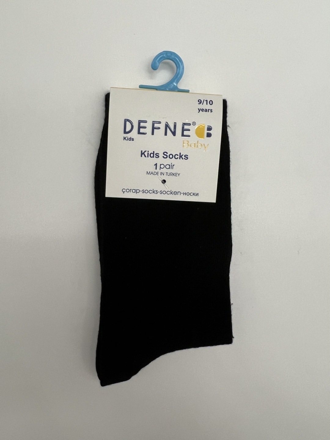 Носки Defne Baby DFN1G-E006-22 1 пара черный 9/10 лет
