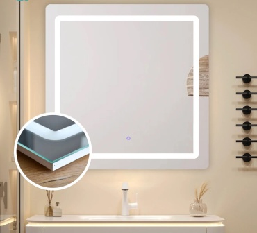 Зеркало настенное 80x80 см