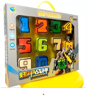 Трансформер 1231 Трансформеры цифры , высота 5 см