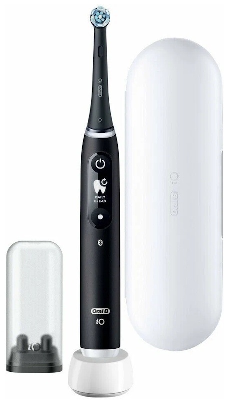 Braun механическая щетка iOM6.1B6.2DK щетина средняя черный