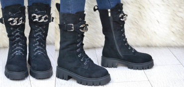 Полусапоги GLAMOUR черный