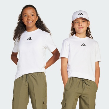 Футболка adidas J SL TEE 160 белый