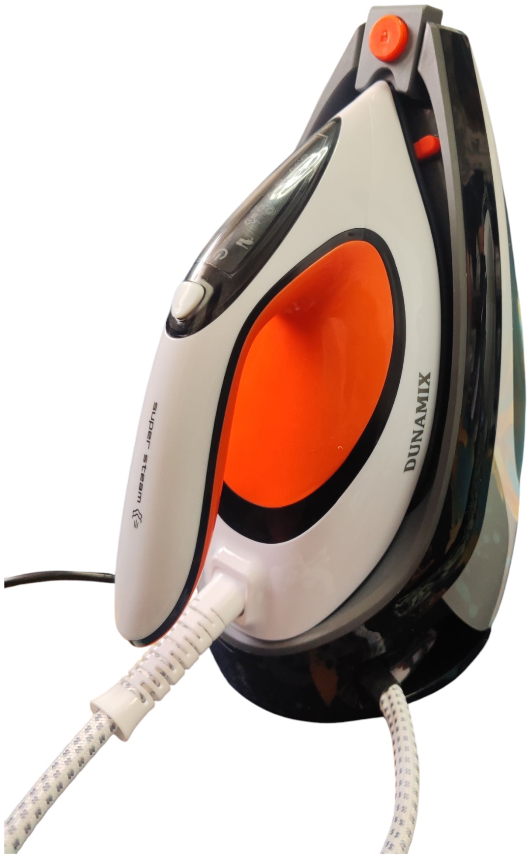 Утюг DUNAMIX Mi-IR 235 белый, оранжевый