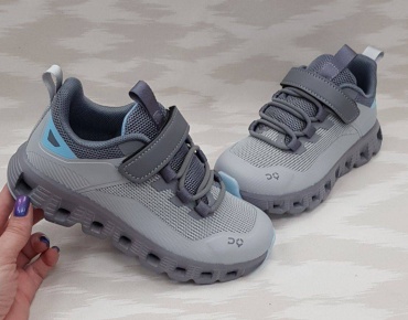 Кроссовки 0457 Toys голубой, серебристый
