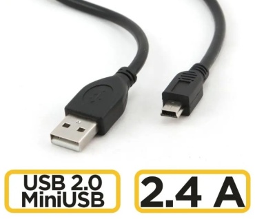 Кабель mini USB, провод 30 см