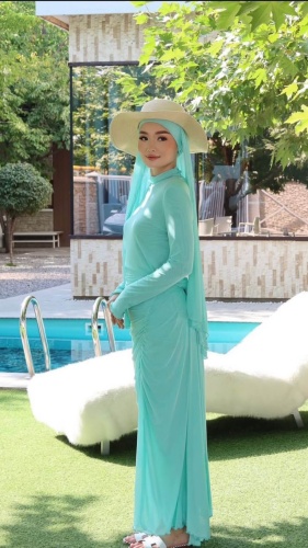 Купальник буркини Medina style бирюзовый