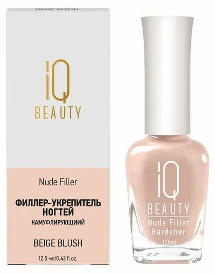 IQ BEAUTY лак Nude Filler Beige Blush 12.5 мл