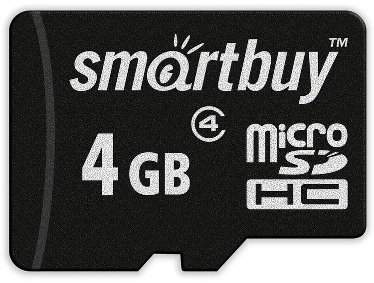 Карта памяти Smartbuy microSDHC SB4GBSDCL4-00 4 Гб