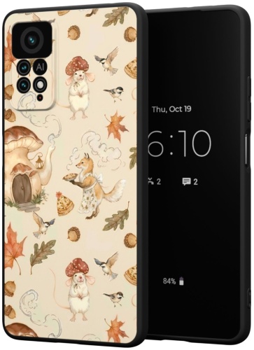 Чехол Mcover для Redmi Redmi Note 11 Pro, Redmi Note 12 Pro рисунок