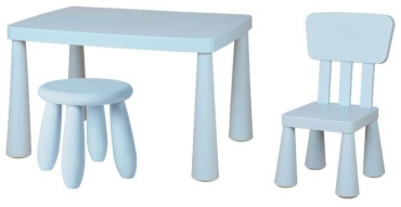 30299969_418228588 детский стол, 55x48x75 см, голубой