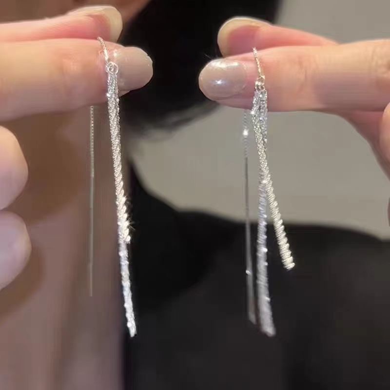 Серьги бижутерный сплав, цирконий